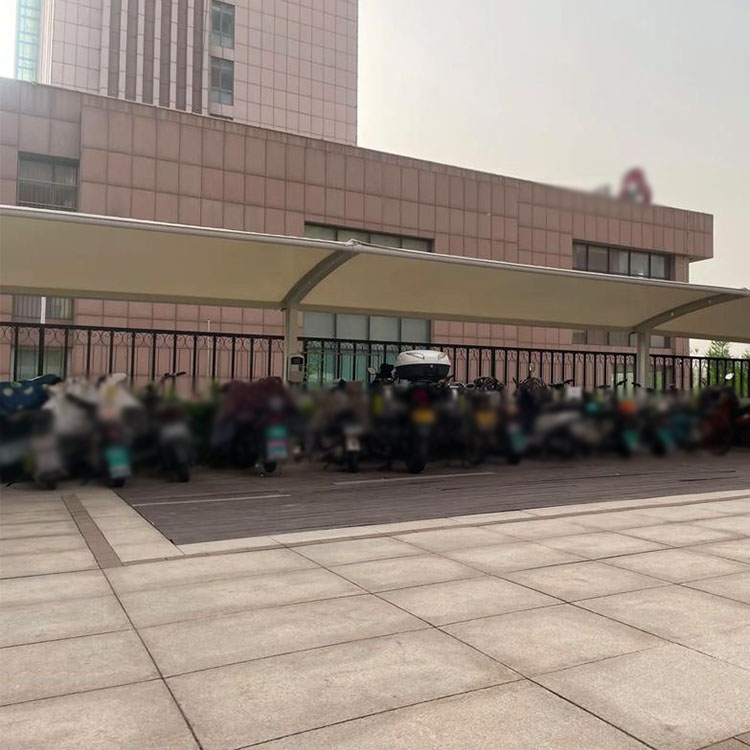 宁晋县膜结构电动车棚